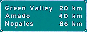 A Green Valley Signpost